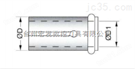 宏利锋 碳化钨组合式小径镗刀杆套筒EC型